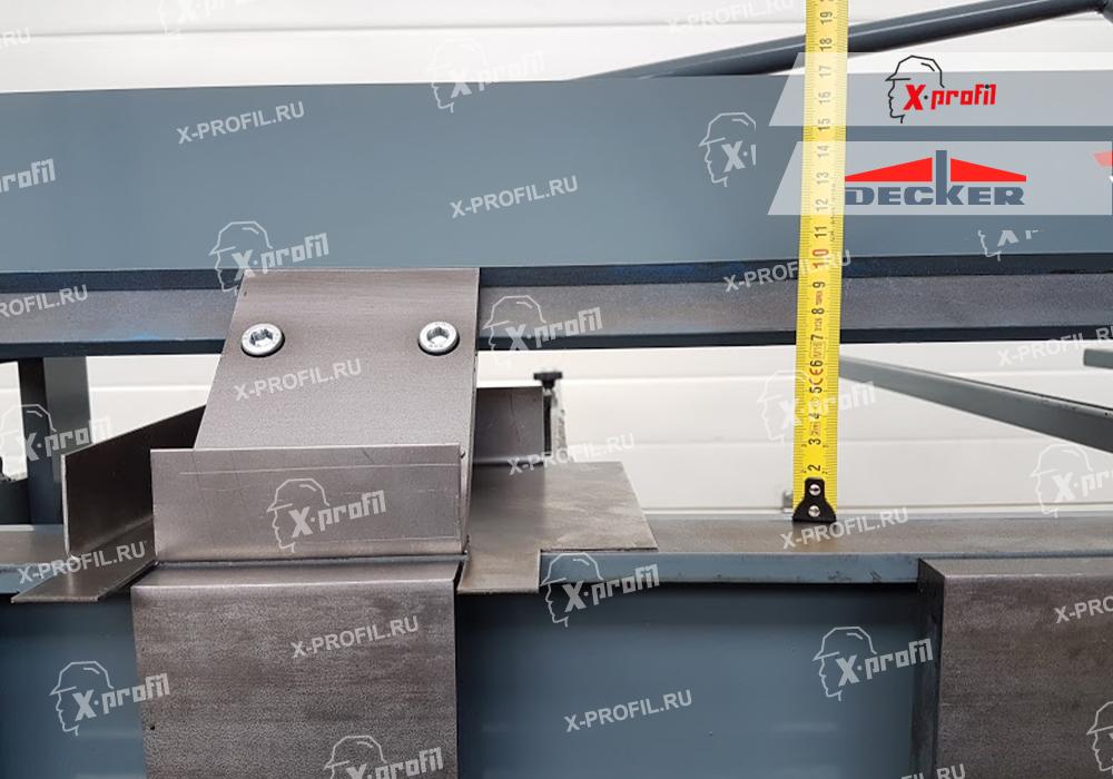 Фотография Сегментный листогиб Decker SG 1500 Фотография Сегментный листогиб Decker SG 1500